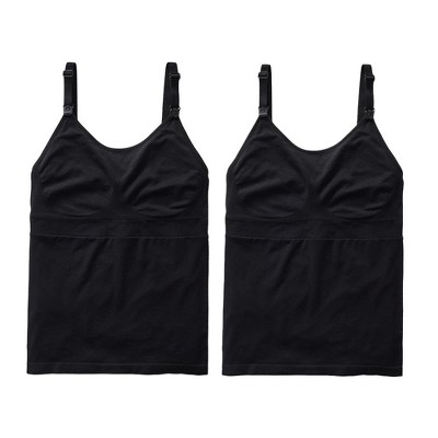 Ingrid & Isabel Basics Maternity Nursing & Pumping Cami Bundle 2 Pack
