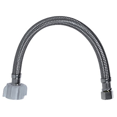 Certified Appliance Accessories® Braided Stainless Steel Toilet Supply Line, 3/8 In. FCM x 7/8 In. Female Ballcock