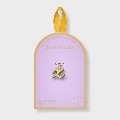 14K Gold Dipped Lower Case Letter Charm - A New Day™ Gold