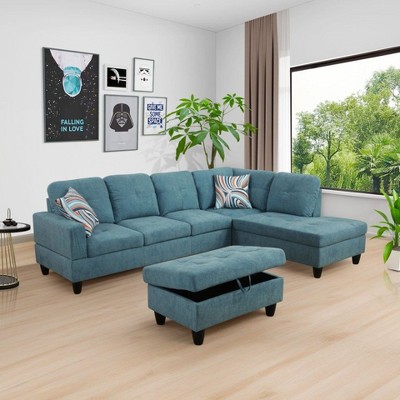 Elevate Your Living Space with Our Stylish L-Shaped Sectional Sofa �C Comfort, Functionality, and Aesthetic