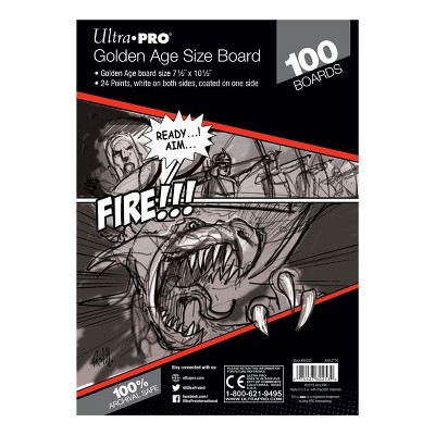 Ultra PRO Golden Age Size Comic Boards (100ct)