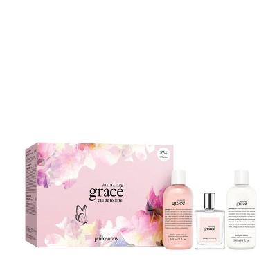 philosophy Women's Amazing Grace Fragrance Eau De Toilette Gift Set - 3pc - Ulta Beauty