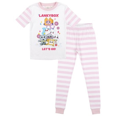 Lankybox Let's Go! Characters Youth Two-Piece Pajama Set