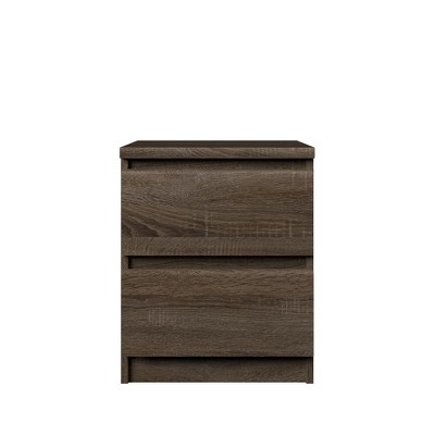 Tvilum, Scottsdale 2 Drawer Nightstand, Truffle Oak