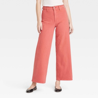 Women's High-Rise Sailor Wide Leg Ankle Jeans - Universal Thread™