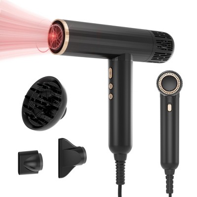 NICEBAY Hair Dryer with Brushless Motor, 110000RPM High-Speed Blow Dryer, Ionic Hair Dryer with Diffuser, Lightweight & Fast Drying, Low Noise, 1600W
