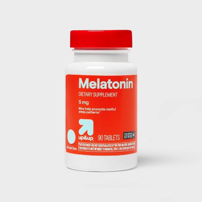 Melatonin 5mg Supplement Tablets - up&up™