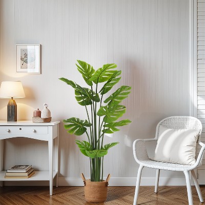 57" Artificial Monstera Deliciosa Plant with Pot