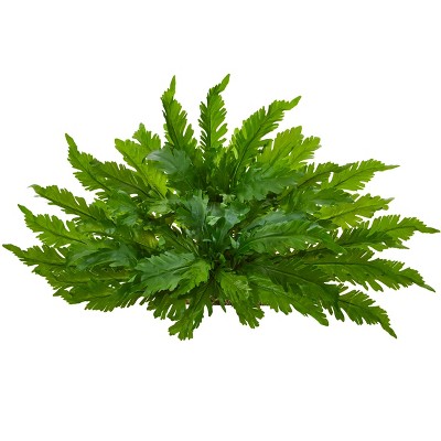 Nearly Natural 26-in Fern Artificial Ledge Plant