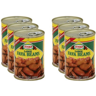 Ziyad Bean Fava Large - Case of 6 - 15 oz