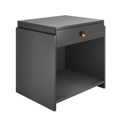 Sydney Top Drawer Cubby Style Nightstand Barnwood - Boyd Sleep Eco Dream