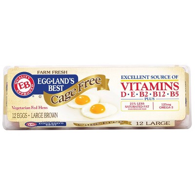 Eggland's Best Cage-Free Grade A Large Brown Eggs - 12ct
