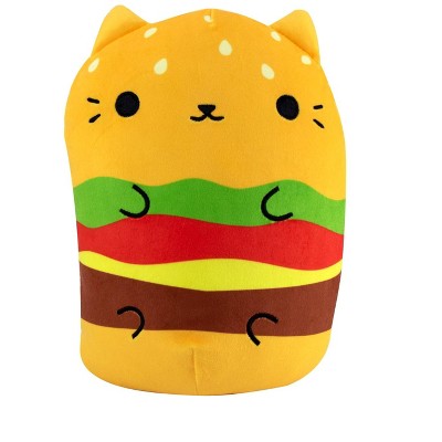 Cats vs Pickles Jumbo Plushies - Meet Cheeseburger Cat, the Big and Juicy Burger Cat!