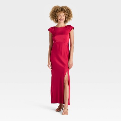 Women's Woven Open Back Maxi Dress - A New Day™