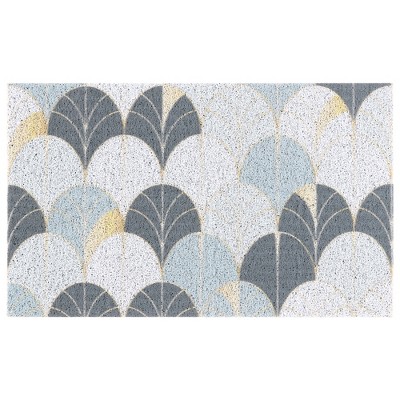 Unique Bargains Non-Slip Front Door and Indoor Entrance Kitchen Waterproof Rubber Washable Door Mat