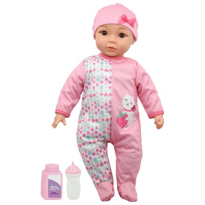 New Adventures Little Darlings: 19" Cuddle Baby - Pink Kitty