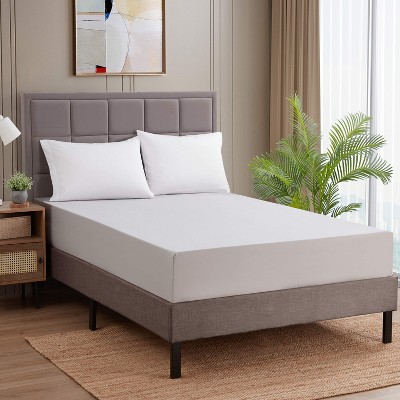 Fitted Sheet Brushed Microfiber Bottom Sheets with Built in Sheet Straps by Sweet Home Collection®