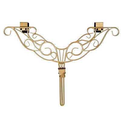 TreeKeeper Adjustable Wreath Hanger for Door Antler Gold
