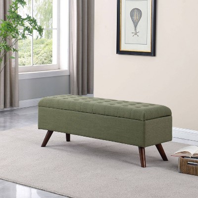 Modern Tufted Storage Bench - HomePop