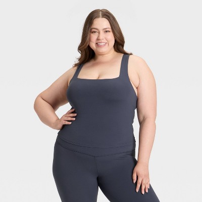Women's Everyday Soft Square Neck Support Tank Top - All In Motion™