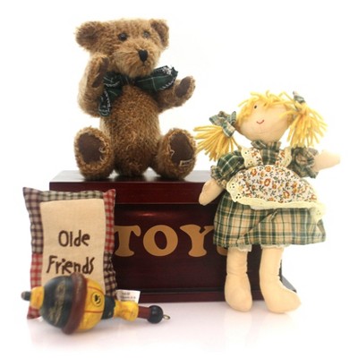 Boyds Bears 7.5 Inch Toy Box Of Friendship Memories Everyday , Rag Doll Top Teddy (5PC)