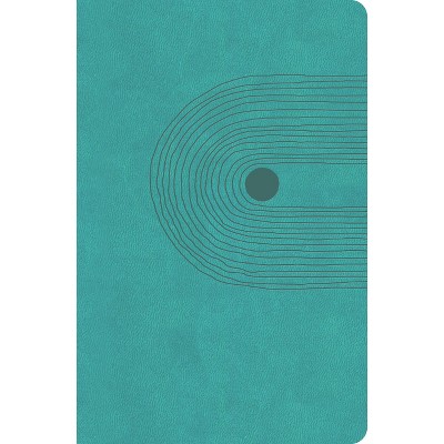 CSB Compact Bible, Value Edition, Teal Leathertouch - by  Csb Bibles by Holman (Leather Bound)