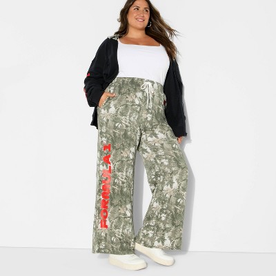 Women's F1 Camo Graphic Lounge Pants - Green