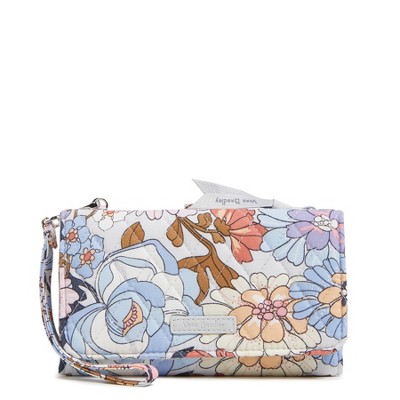 Vera Bradley Women's Outlet Cotton RFID Smartphone Wristlet