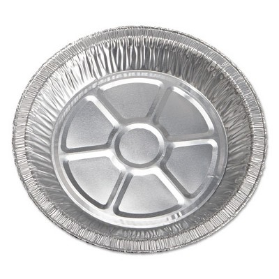 HFA Aluminum Pie Pan - 9"x 1.06" - Case of 200 - 24 oz