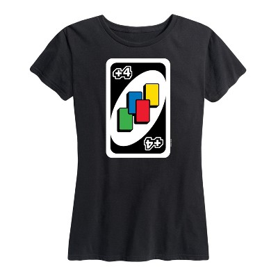 Women's - UNO - Draw Four Short Sleeve Graphic T-Shirt