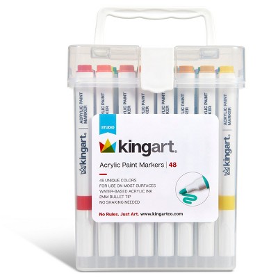 KINGART Acrylic Paint Markers 48 Colors