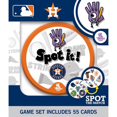 MasterPieces Officially Licensed MLB Houston Astros Spot It Game for Kids and Adults