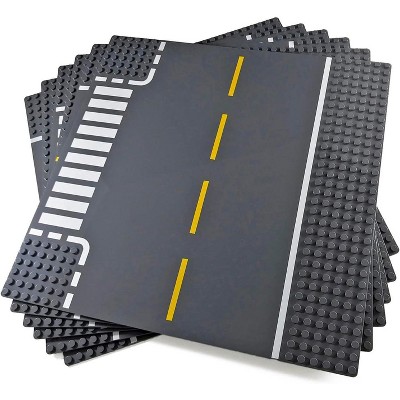 Apostrophe Games Road Building Block Baseplates - 6pcs