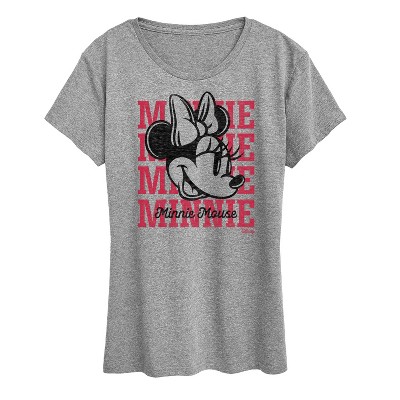 Women's - Disney - Minnie Mouse Stacked Short Sleeve Graphic T-Shirt