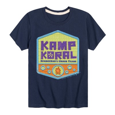 Boys' - SpongeBob SquarePants - Kamp Koral Kamp Koral Logo Badge Short Sleeve Graphic T-Shirt
