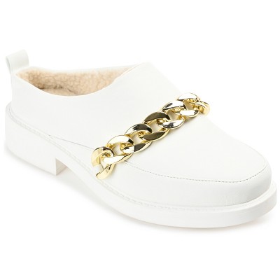 Journee Collection Women's Sheah Mules Round Toe Slip On Flats
