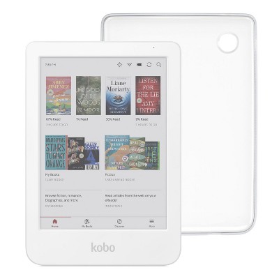 Kobo Clara Colour eReader (White) with Case Bundle