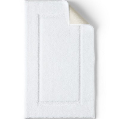 Lands' End Cotton Non-skid Contour Bath Rug