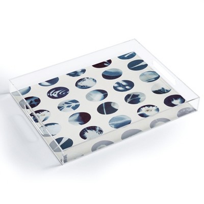 Alisa Galitsyna Botanical Cyanotypes Acrylic Tray - Deny Designs