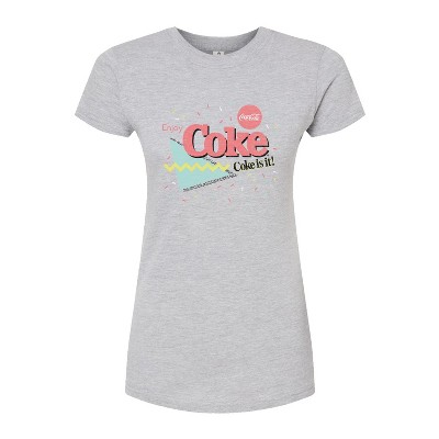 Women's - Coca-Cola - 90's Retro Style Fitted Graphic T-Shirt