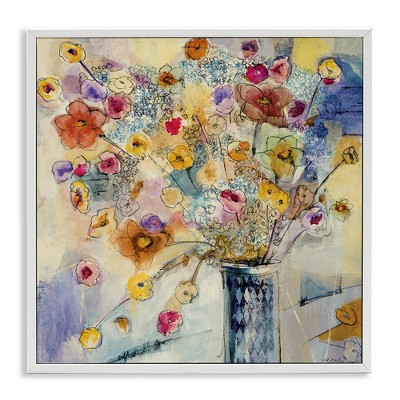 Stupell Industries Chaotic Flowers Line Drawing, 24" x 24"