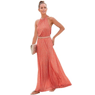 Women's High Neck Maxi Dress - LASCANA