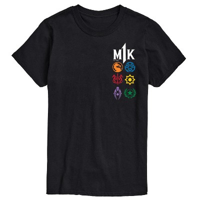 Men's - Mortal Kombat - Icon Stack Short Sleeve Graphic T-Shirt