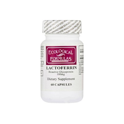 Ecological Formulas Lactoferrin 100 mg 60 Capsules