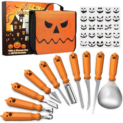 imarku Pumpkin Carving Kit - Safe & Easy DIY Stainless Steel Tools ,Pumpkin Carving Tools for  Decoration Jack-O-Lanterns, Gift for Halloween