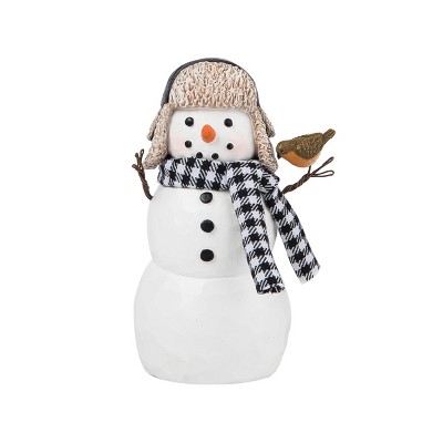 Gallerie II Cute Snowman w/ Scarf Figurine