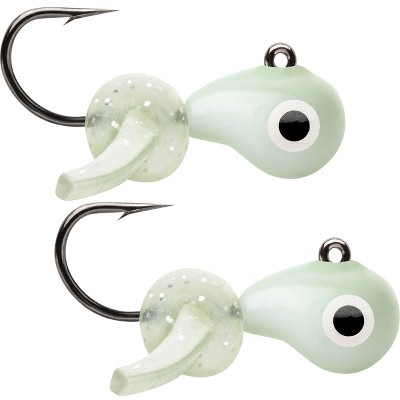 VMC 1/32 oz. Tungsten Mustache Jig Fishing Lure 2-Pack