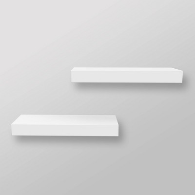 Set of 2 16" Wood Ledge Wall Shelf - Threshold™