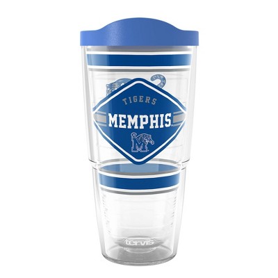 NCAA Memphis Tigers 24oz First String Classic Tumbler: BPA-Free Plastic Drinkware