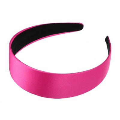 Unique Bargains Girl's Satin Headband 1.57" Wide 1 Pc